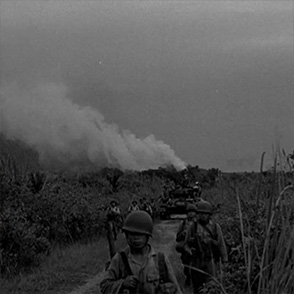Soldats pendant la bataille de Hòa Bình