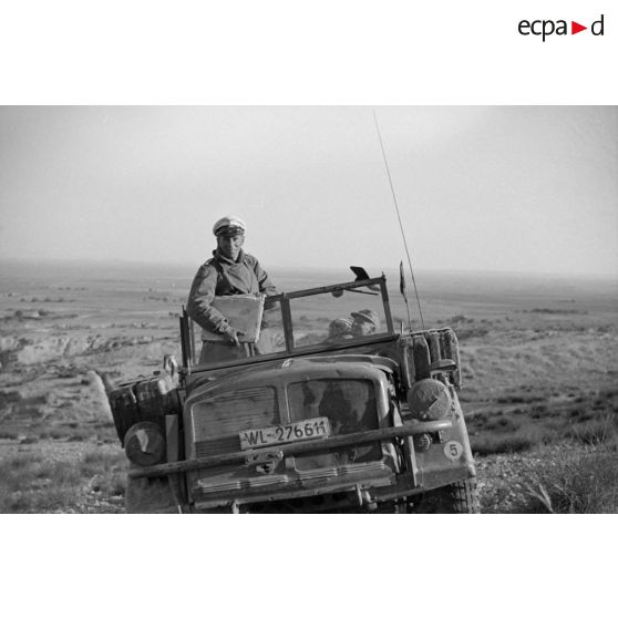 Une voiture Horch 1a (4x4) de la Luftwaffe immatriculé WL 276 611.