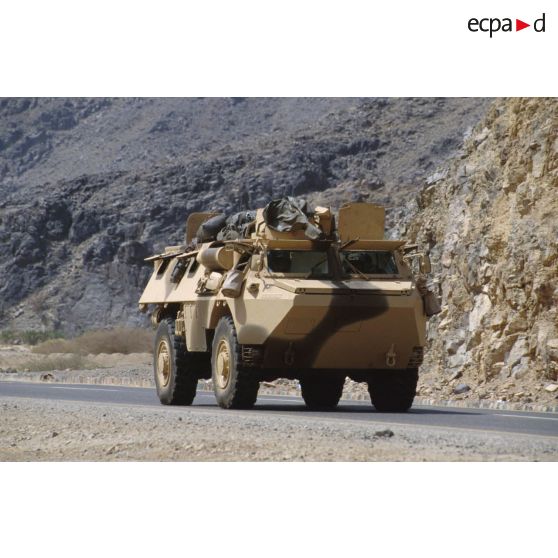 VAB sur la route d'Hafar al Batin.