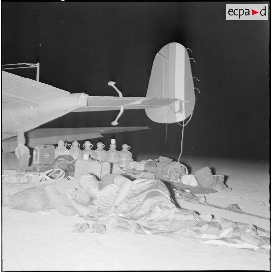 Accident d'avion près de Tamanrasset.