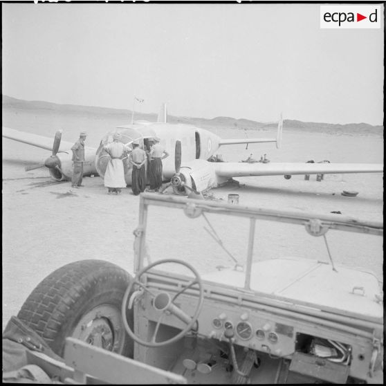 Accident d'avion près de Tamanrasset.