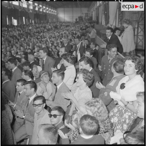 Boufarik. Camp Videau. La Saint-Eloi à l'ERGM/EB. La foule.