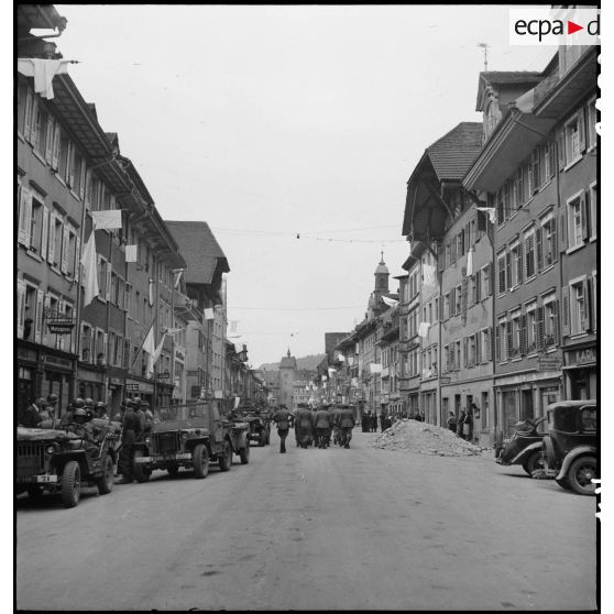 Reddition de la ville de Waldshut, la vielle ville.