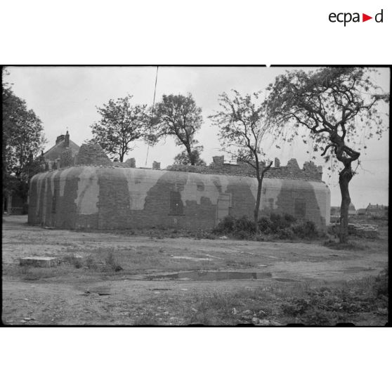 Blockhaus camouflé dans Dunkerque.